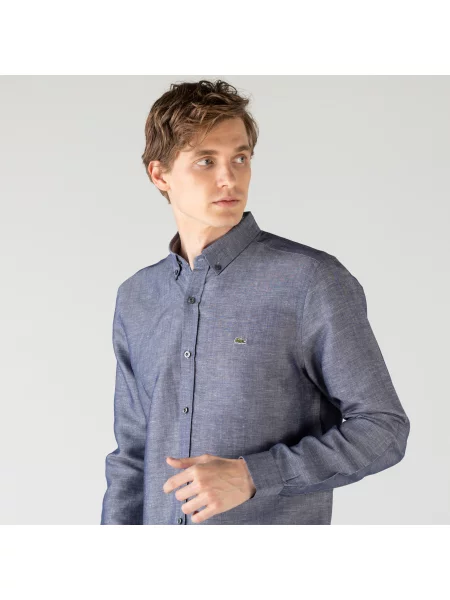 Рубашка Lacoste серая