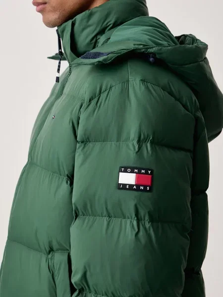 Tommy Jeans пухено яке мъжко зелено