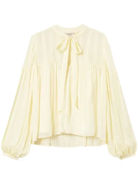 Bluză Twinset cu dungi din jacard