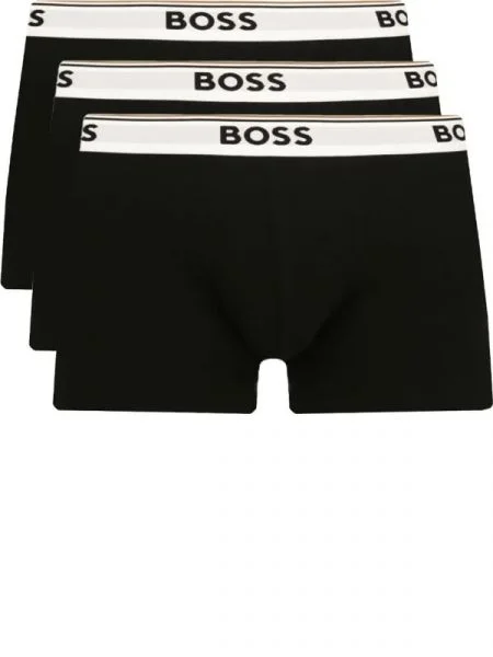 BOSS BLACK 3 db-os boxeralsó szett BoxerBr 3P Power fekete