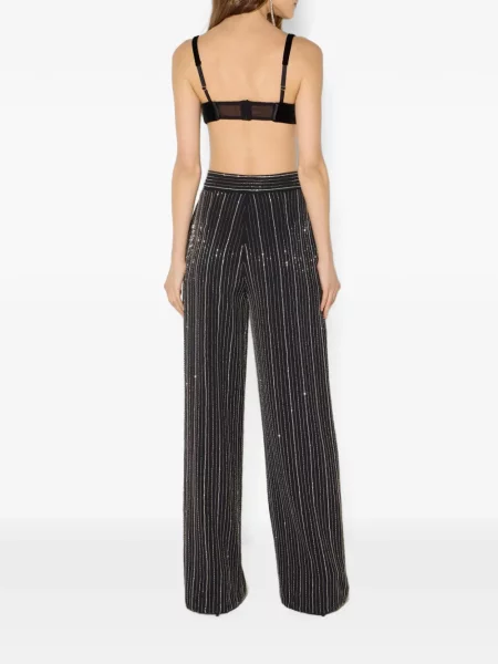 Sutien Elisabetta Franchi de catifea negru