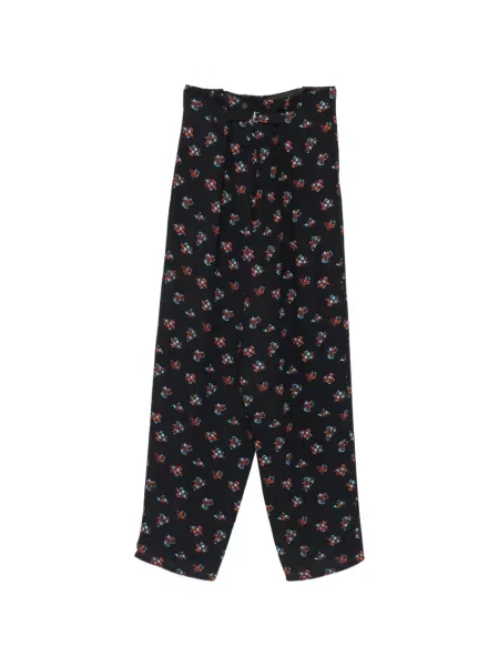 Pantaloni N°21 cu model floral albastru