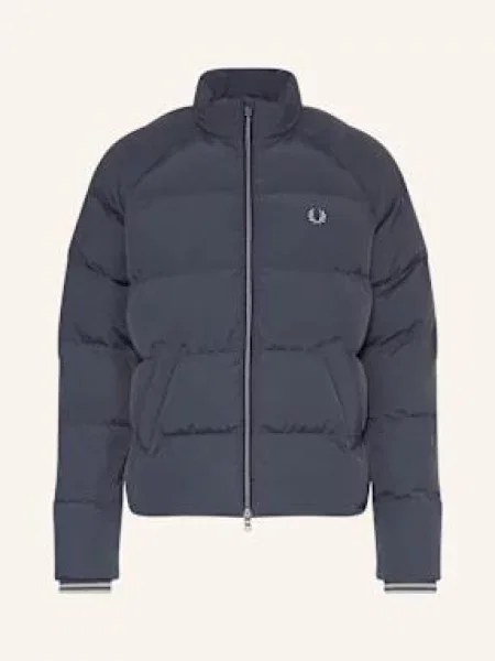 Fred Perry Kurtka Pikowana blau granatowa