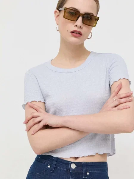 Тениска Guess синьо