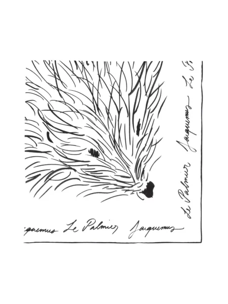Szal Jacquemus biała