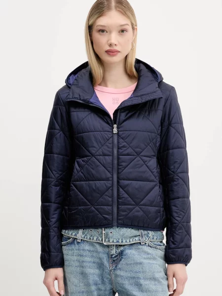 HUGO kurtka przejściowa granatowy