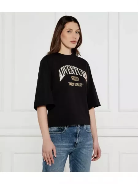 Pinko Tricou Adventure negru