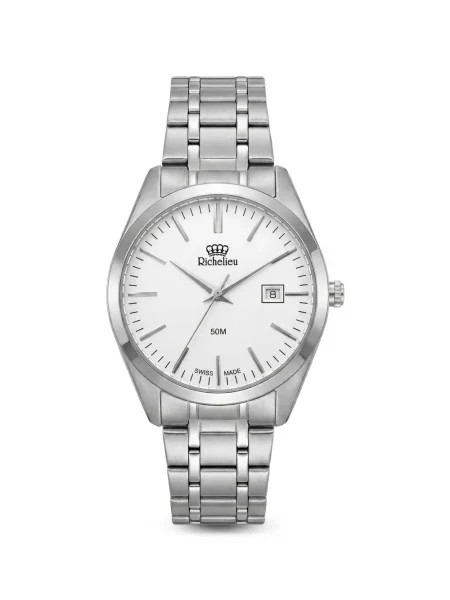 Ceas Richelieu Swiss cu imagine alb