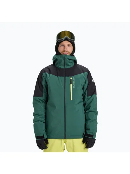 Snowboardová bunda Quiksilver Titano trekking green zelená