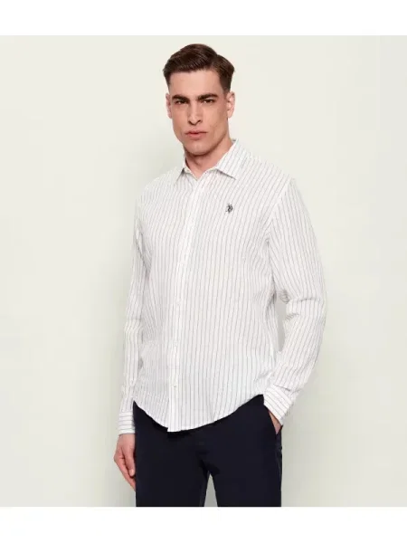 US Polo ASSN Cămașă alb