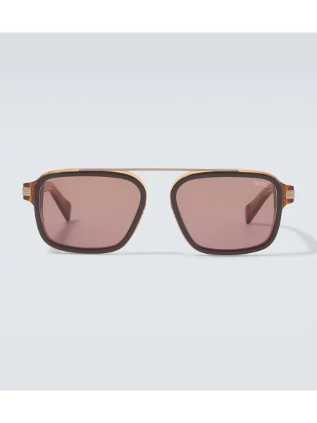 Ochelari de soare Zegna maro