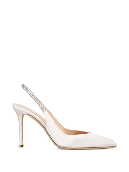 Pantofi cu toc Temperley London slingback alb
