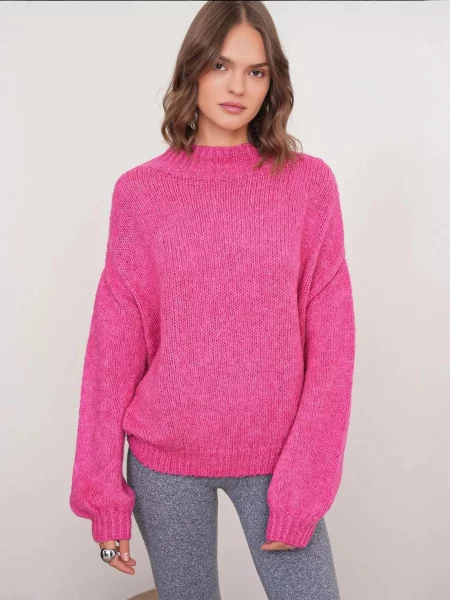 MixRay Pulover Pullover neonsko roza