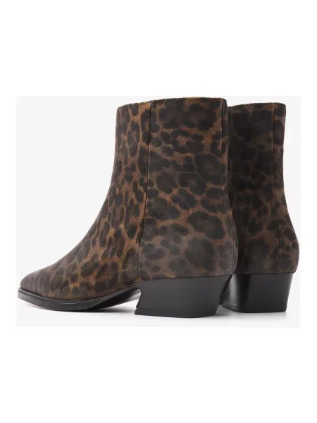 Buty do kostki Via Vai skórzane brązowe