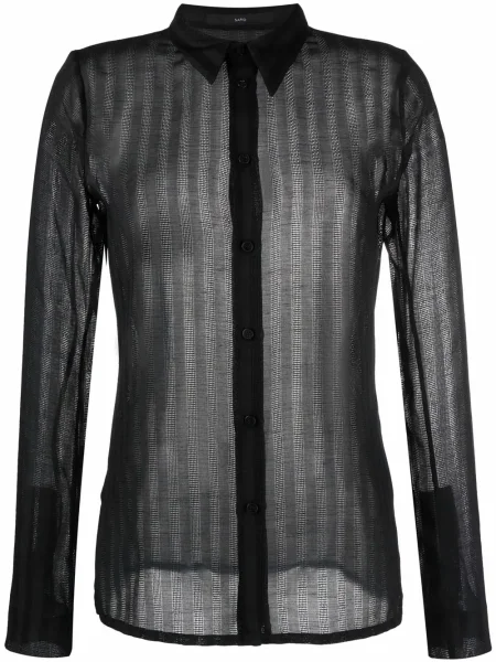 Cămașă Sapio lungă negru