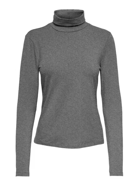 ONLY Bluză cu gât gri