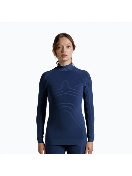 Дамска термоактивна блуза с дълъг ръкав X-Bionic Heatloop marine синьо