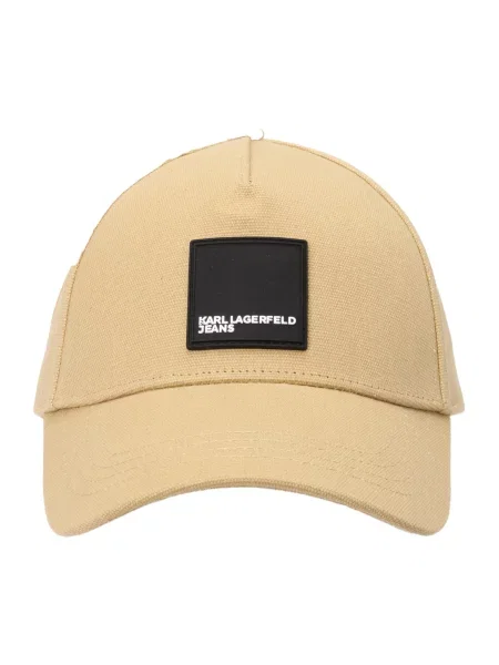 KARL LAGERFELD JEANS Șapcă maro cappuccino / negru alb