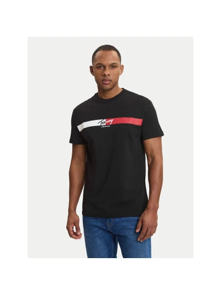 Tommy Jeans Póló fekete