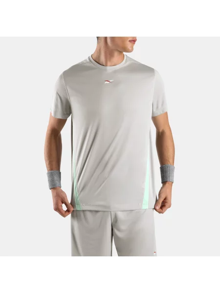 Reebok ID Train T-shirt z blokiem kolorów male Grey Aqua Size: XS szara