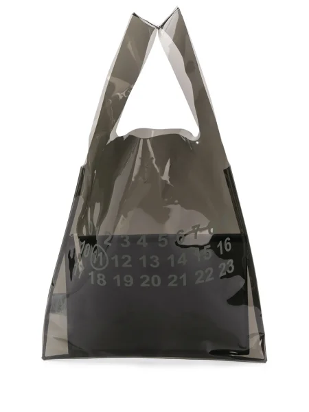 Geantă Maison Margiela cu imagine negru