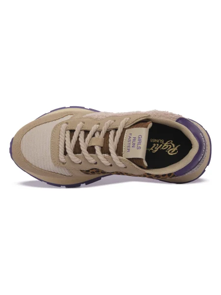 Pantofi Sun68 alb