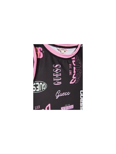 Guess Felső Slim Fit fekete