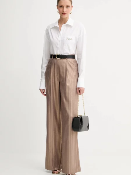 Сорочка Fracomina relaxed класичний комір білий