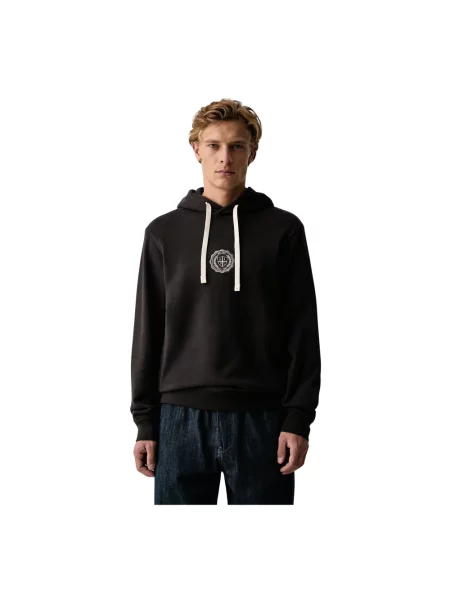 Armani Exchange bluza z kapturem z szara
