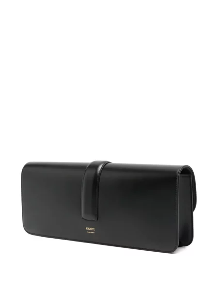 Top Khaite din piele negru