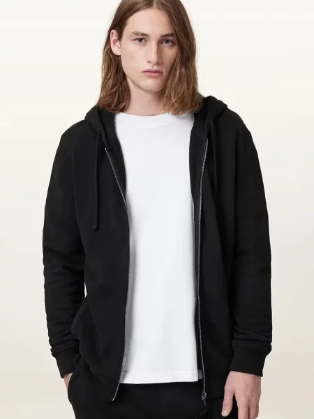 AllSaints Hanorac RAVEN negru