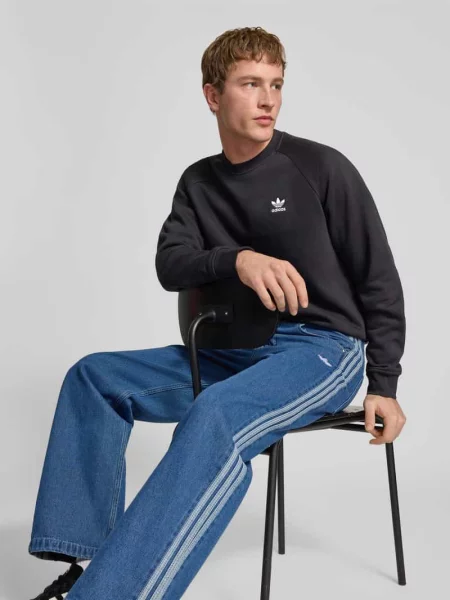 Bluza adidas Trefoil Essentials Crew Sweatshirt Black S czarna