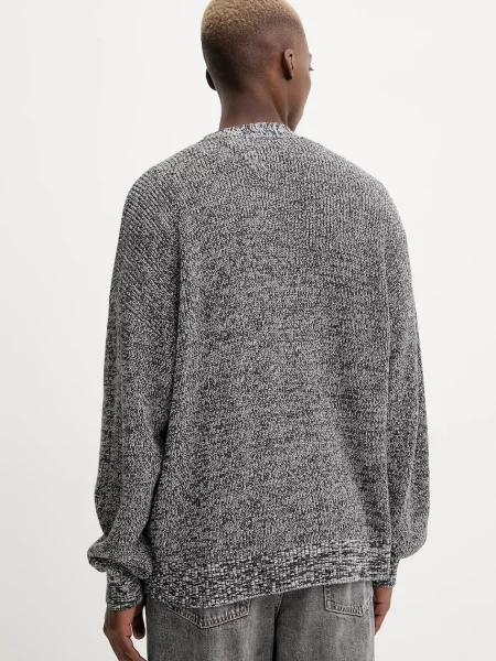 Kardigan Tommy Jeans pánský černá šedý
