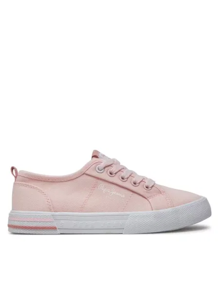 Πάνινα παπούτσια Pepe Jeans Brady Basic G ροζ