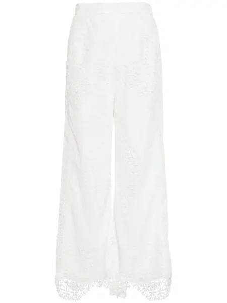 Szerokie spodnie Evarae białe