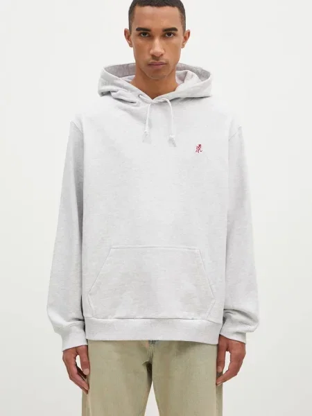 Gramicci dukserica One Point Hooded Sweatshirt siva
