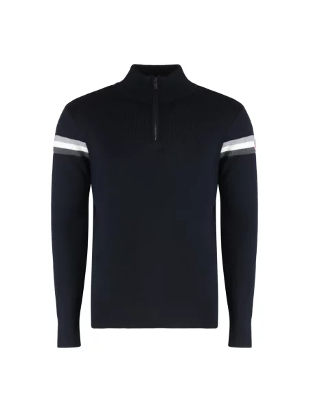 Lniany golf golf Fusalp niebieski