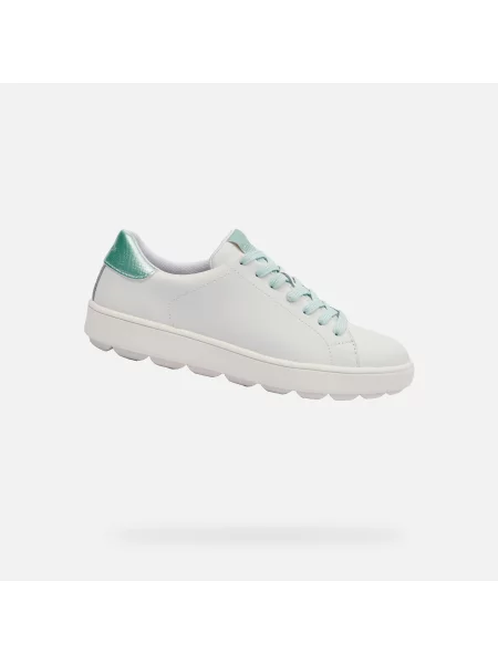 Sneakerși Geox alb