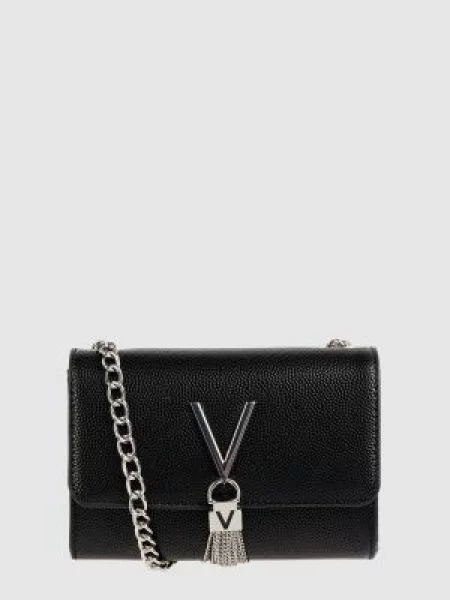 Torebka crossbody Valentino ze skóry ekologicznej czarna
