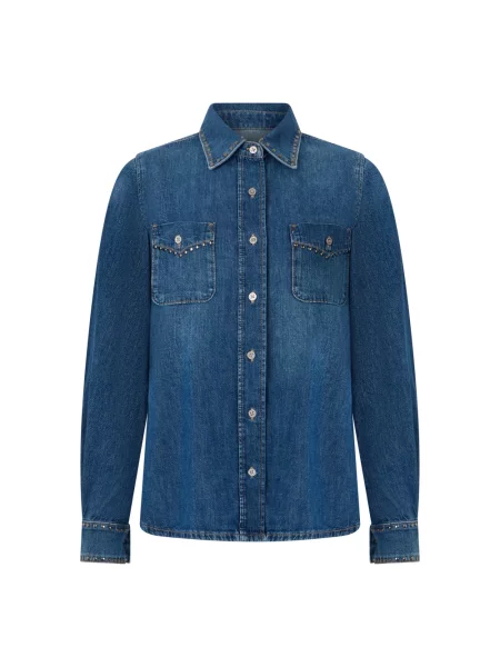 Bluzka 7 For All Mankind niebieska