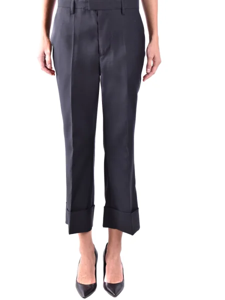 Spodnie Dsquared wełniane czarne