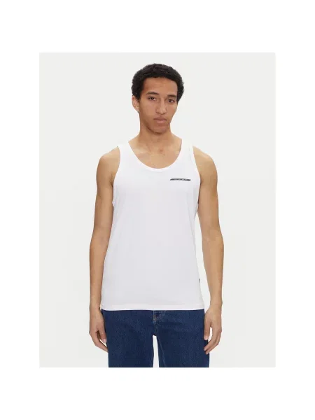 Jack & Jones Majica brez rokavov Fusion bela