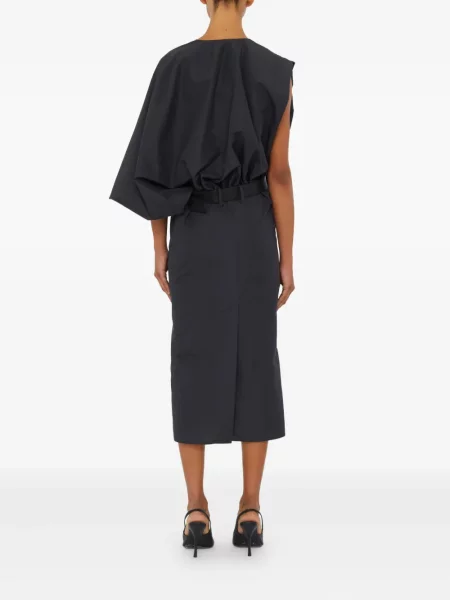 Rochie midi Christopher Esber până la genunchi de costum gri