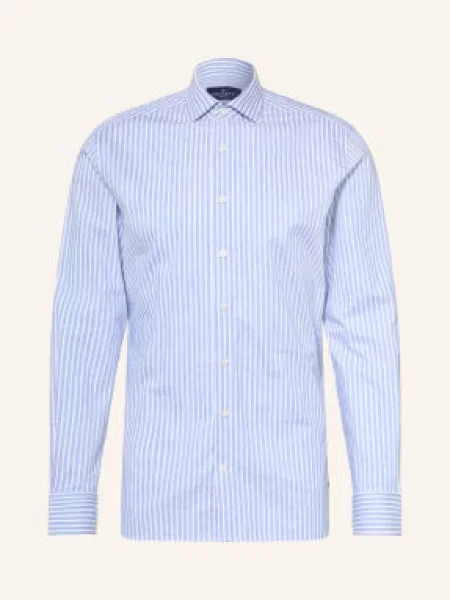 Hackett London Košile Tailored Fit tmavě modrá bílá