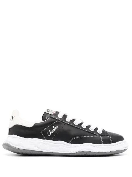Sneakerși Maison Mihara Yasuhiro cu șireturi din piele negru