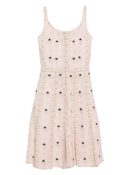 Šilkinė kostiumas mini mini suknelė Giambattista Valli rožinė