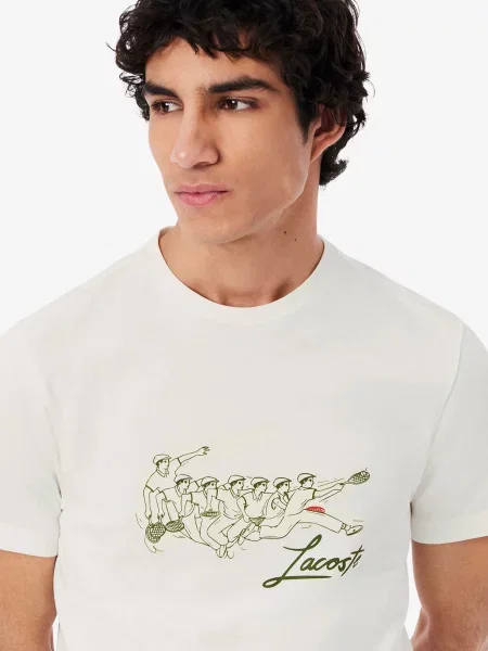 Футболка Lacoste білий