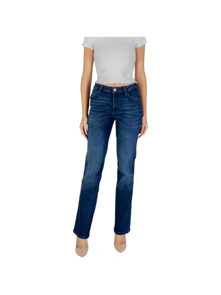 Guess Traperice Straight Fit plava