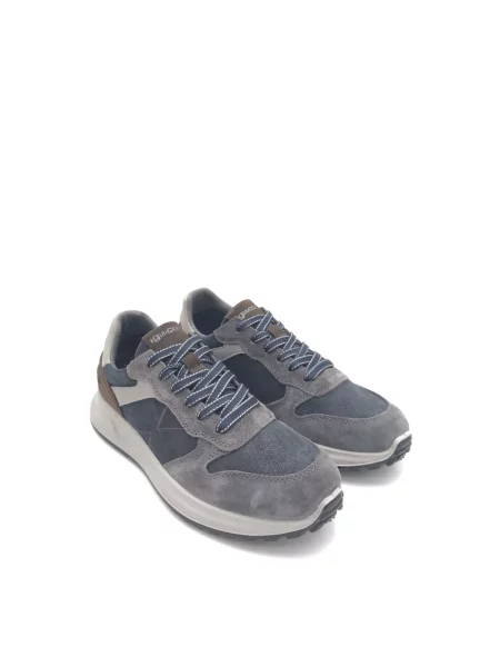 Sneakersy Igi&co skórzane niebieskie