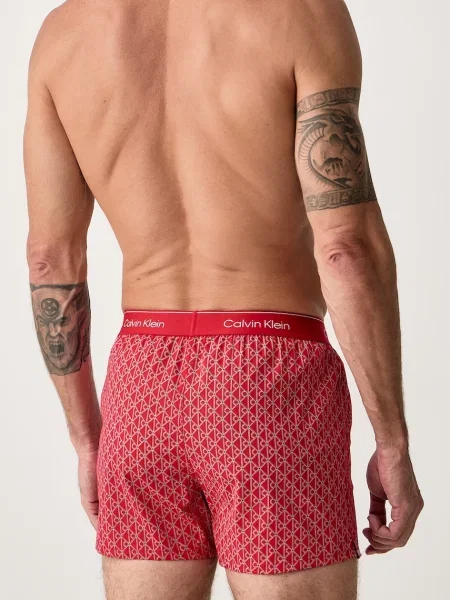 Calvin Klein Underwear férfi boxeralsó elasztánnal csomag piros